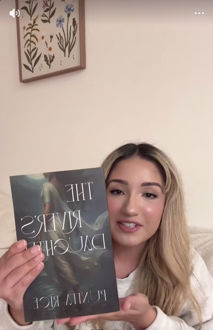 @bialovesbookss unboxing The Rivers Daughter by Punita Rice
