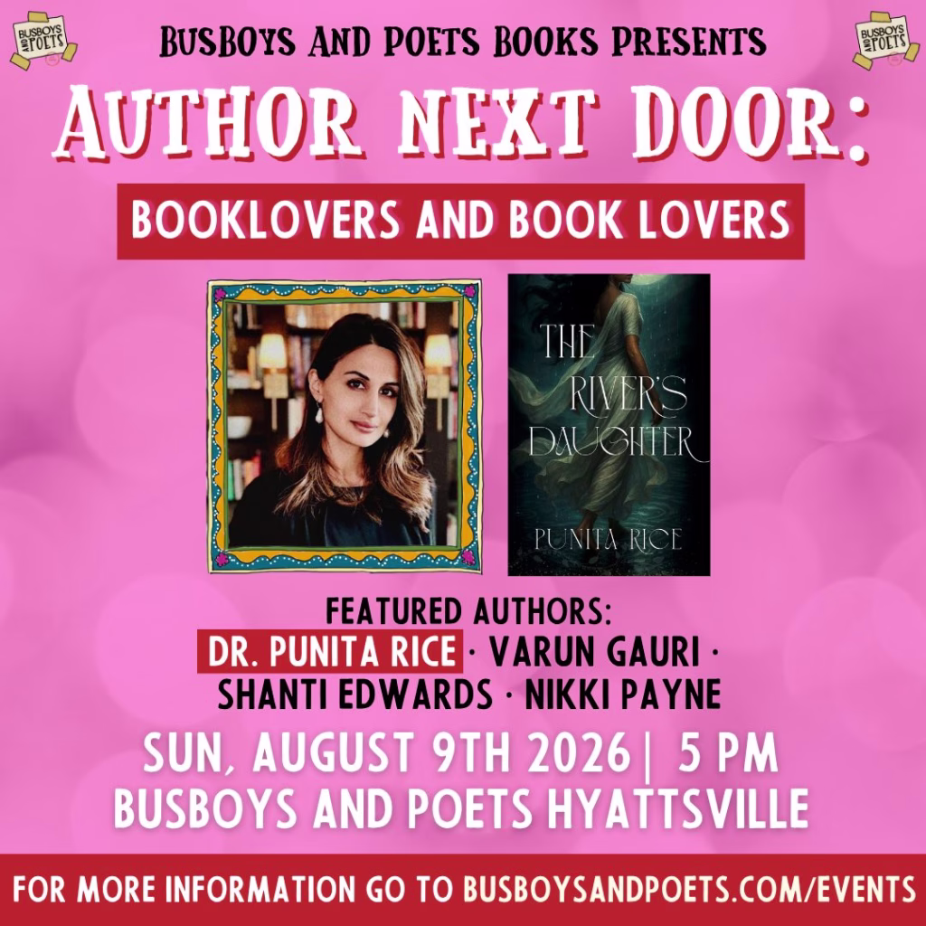 Romance Author Panel at Busboys & Poets August 2026 | Dr. Punita Rice